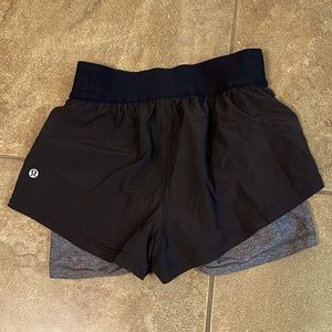 Lululemon Athletica shorts with spandex